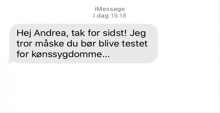 23-årige Andrea om kønssygdom: »Den ødelagde min sommerferie fuldstændig, selvom jeg aldrig havde nogle symptomer«