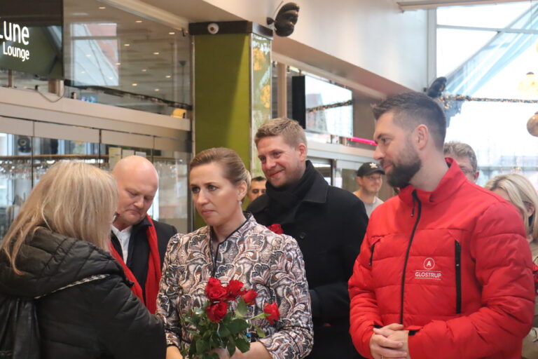 Statsministeren var på socialdemokratisk charmeoffensiv i Glostrup
