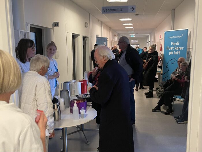 Historisk mange besøgende til lungedag på Gentofte Hospital