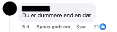 GLADSAXE: Politikere i Gladsaxe Kommune har en af landets groveste kommentarfelter: “Du er dummere end en dør”