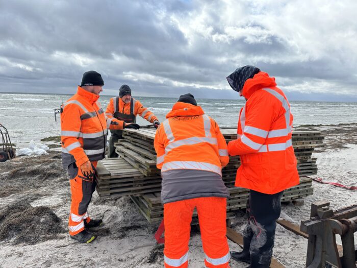 Badebroer er sat op efter vintersæsonen.